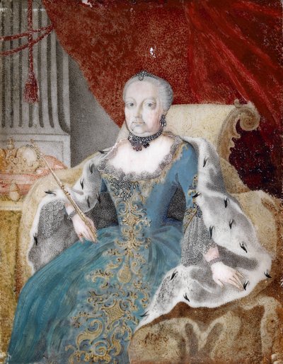 Portrait of Maria Theresia (1717-1780) by Unbekannt Unbekannt